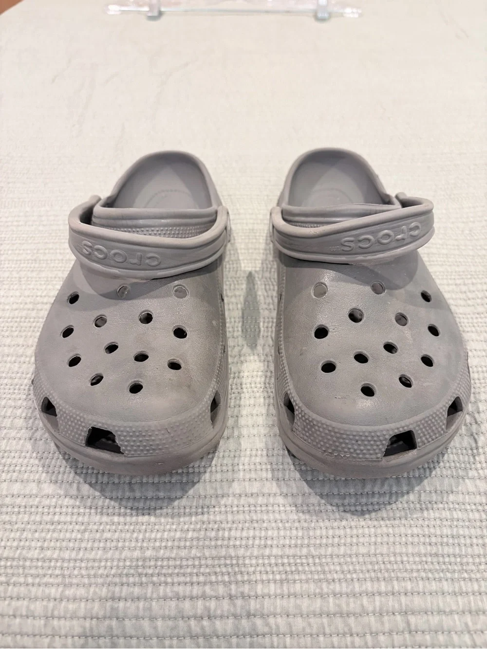 CROCS Kids Classic Clog in Light Gray